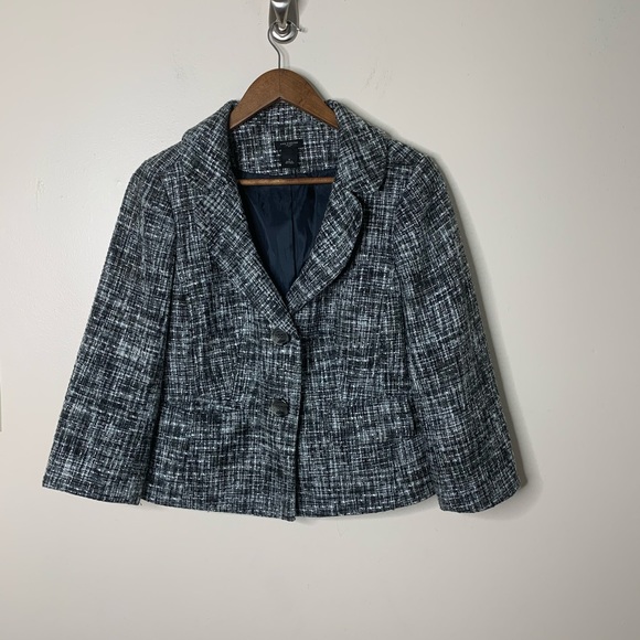 Ann Taylor Tweed Textured Blazer - Picture 8 of 9